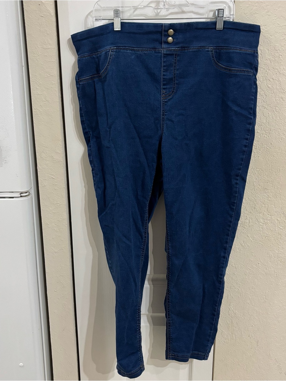 Terra & Sky Navy Blue Skinny Pull-On Jeans